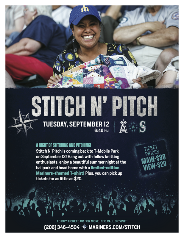 Seattle Mariners Stitch 'N Pitch 2023 flyer